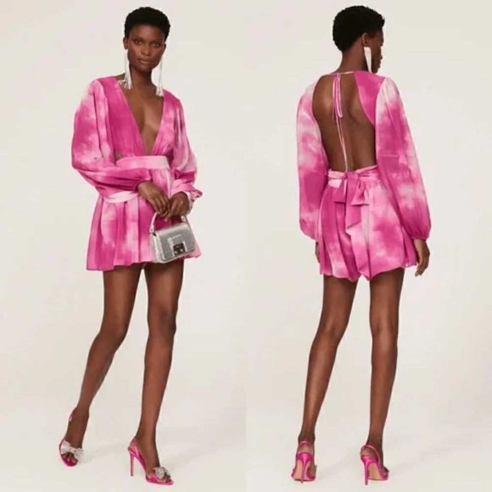Toccin X Rtr Pink Tie Dye Romper Size 12